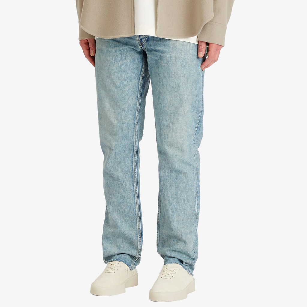 Fear of God Men's 5 Pocket Straight Leg Jeans Indigo 2